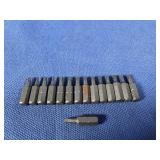 (15) #1x1 One Piece Square Insert Bit
