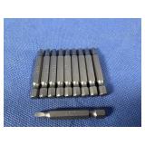 (10) #2x2 One Piece Square Drive Power Bit