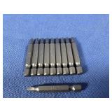 (10) #2x2 One Piece Square Drive Power Bit