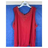 XL 16-18 White Stag Red  Cotton & Spandex Tank...