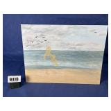 12x16 Canvas Painting of Ocean, Needs Completed