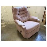 Swivel Rocker Recliner Mauve w/Arm Covers, Made...