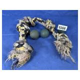 Chew Rope for Pet & 2 Rubber Balls