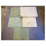 5 Carpet Samples, Finished Edges, 23x18' & 17x13'