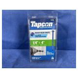Tapcon Concrete Screw Anchors 1/4x4' (25),...