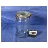 Glass Jar w/wire Lid Close, 8'T