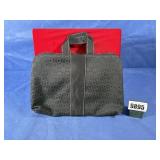 Black Makeup Bag w/Organizing Pockets & Zipper