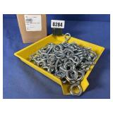 New (100) 5/16x1 Turned Eye Bolt 3/4 Eye, 2...