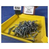 New (100) 1/4-20x1 1/4 Hex Tap Bolt Zinc