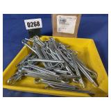 New (50) Cotter Pin Zinc 3/8x3