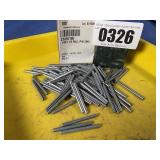 New (100) 1/8x1 1/2 Roll Pin Zinc
