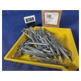 New (50) Cotter Pin Zinc 3/8x4