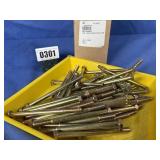 New (50) 5/16-24x4 1/2 Hex C/S GR 8 Y/Zinc