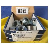 New (10) 1' Solid Shaft Collar Zinc