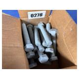 New (25) 5/8x4 Mech Galv GR 2 Tap Bolt
