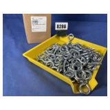 New (100) 5/16x1 Turned Eye Bolt 3/4 Eye, 2...