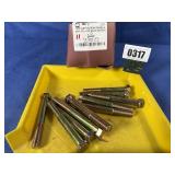 New (11) 1/2-20x4 Hex Cap Screw GR 8 Y/Zinc