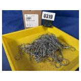 New (100) 7/64x2 Hair Pin Cotters