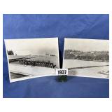 Historic Photos (2) Garrison Review At Fort...