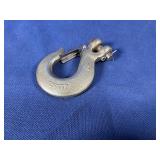 New 1/4 Clevis Slip Hook G70 w/Latch, Zinc