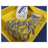 New (10) Turned Eyebolts 5/16'-18x6