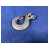 New 1/4 Clevis Slip Hook G70 w/Latch, Zinc