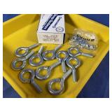 New (10) Turned Eyebolts 5/16'-18x8