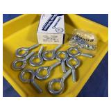 New (10) Turned Eyebolts 5/16'-18x5