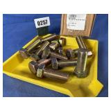 New (15) 7/8-14x2 1/2 Hex CS GR8 Y/Zinc