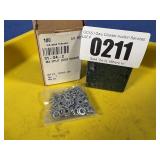 New (100) M4 Split Lock Washer Zinc