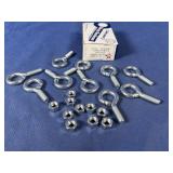 (10) Turned Eyebolts 5/16'-18x1', Overall...