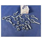 (10) Turned Eyebolts 5/16'-18x1', Overall...