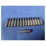 (15) #1x1 One Piece Square Insert Bit