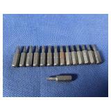 (15) #1x1 One Piece Square Insert Bit