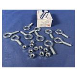 (10) Turned Eyebolts 5/16'-18x1', Overall...