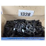 (500) M15 'E' Ring Steel Plain Din 6799