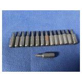 (15) #1x1 One Piece Square Insert Bit