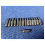 (15) #1x1 One Piece Square Insert Bit