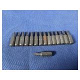 (15) #1x1 One Piece Square Insert Bit