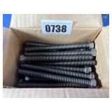 New (25) 1/2x6 NC Hex Tap Bolt Plain