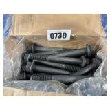 New (25) 5/8-11x5 1/2 Hex Flange Bolt GR8 Plain