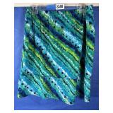 1X Jaclyn Smith Skirt, Elastic Waist, Diagional...