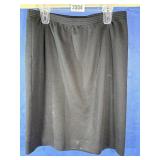 16 Black Skirt, Acrylic & Polyester, Elastic Waist