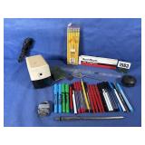 New Pencils, Electric Pencil Sharpener, Pens,...