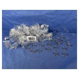 New Heart Silver Look Card Holders, Qty: 48