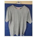 1X CST Studios Gray Short  Sleeve Top w/Shiny...