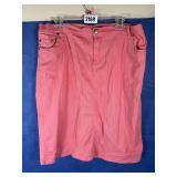 20W Skirt, Salmon Color, Cotton & Spandex,...