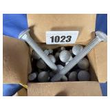 New (25) 1/2-13x5 Galv Carriage Bolts