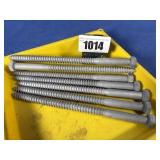 New (7) 3/8 x 8 3/4 Hex Lag Bolt Galv