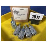 New (5) 1/4 Barbed Male Coupler Ind Interchange...